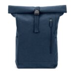 Sac à dos bleu à fermeture enroulable