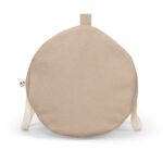 Sac à dos rond beige écologique