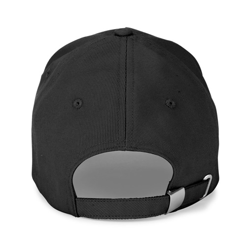 Arrière d’une casquette noire réglable