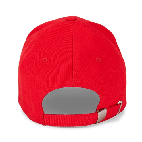 Casquette rouge vue de dos