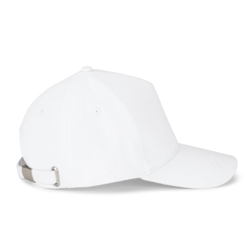 Casquette blanche ajustable en coton