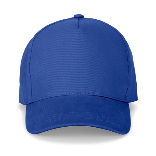 Casquette bleue simple vue de face