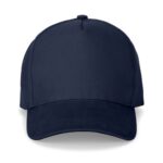 Casquette bleue unie vue de face