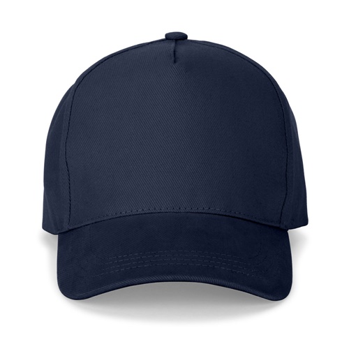 Casquette bleue unie vue de face