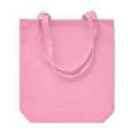 Sac tote bag rose uni en tissu