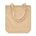 Tote bag beige en toile simple