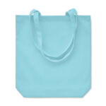 Sac cabas en tissu bleu clair